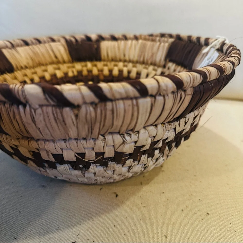 NEW Namwala Palm Leaf Basket. Artisan Zambian Basket. Bought in Zambia 2025